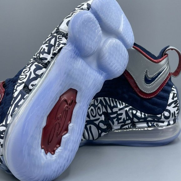 Nike LeBron 17 LeBron 4 Cold Blue Graffiti 2020 Si main image 9